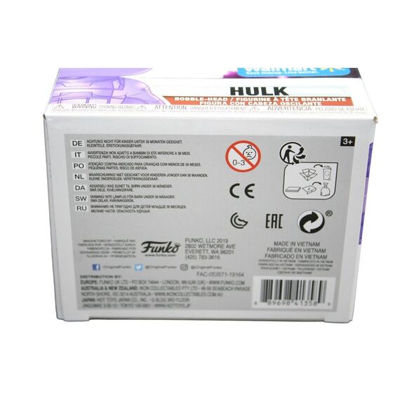 Funko POP! Marvel Avengers Endgame Purple Chrome Hulk #499 Walmart Exclusive - Picture 11 of 11